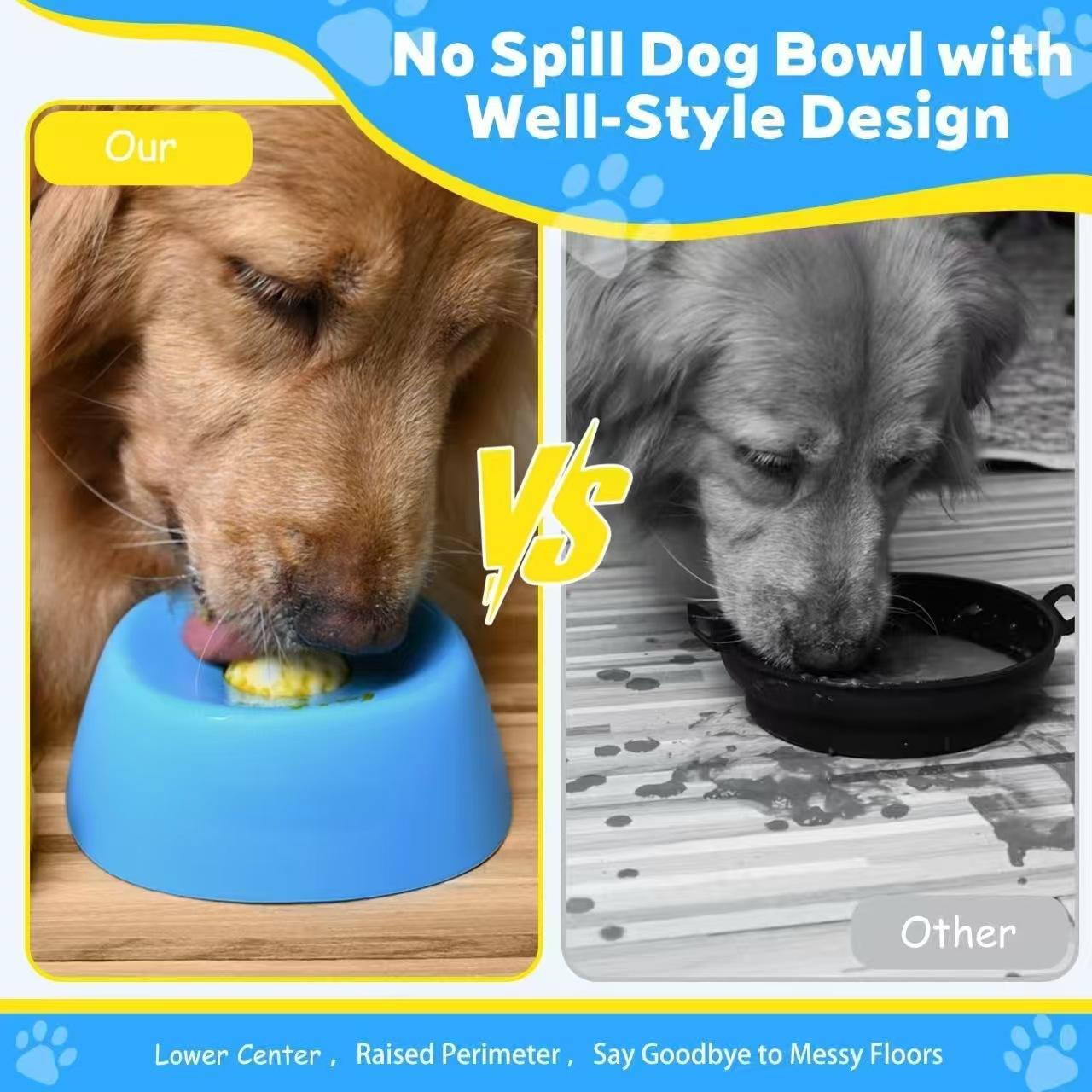 Slow Feeder Bowl for Dogs and Cats — Eat Slower, Digest Better 🐾